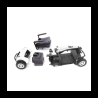 Moretti Mobility 210 Scooter Elettrico Smontabile Bianco CN210B – 4 Ruote, Motore 350W, Autonomia 21 km