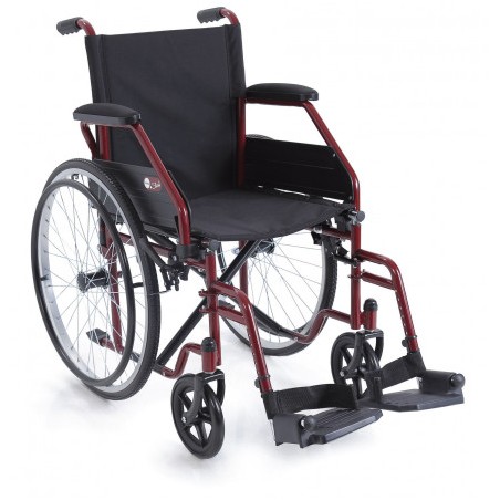 Moretti Carrozzina Pieghevole Start Rossa CP100-R – Misure 43-45-48