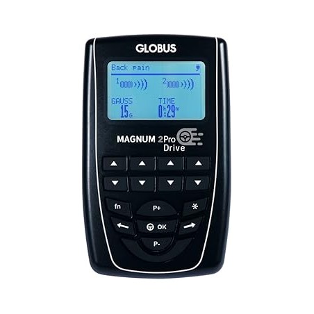 Globus Magnum 2 Pro Drive Dispositivo Magnetoterapia Portatile a 2 Canali Con Batteria Ricaricabile