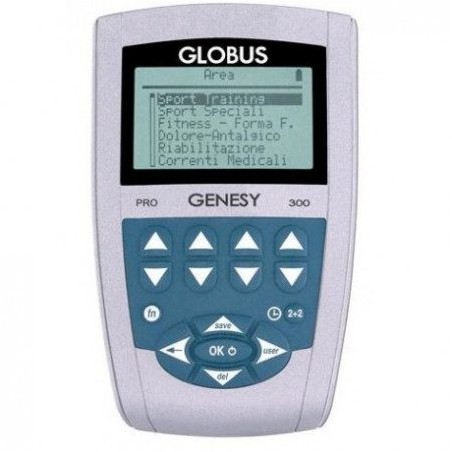 Globus Genesy 300 Pro Elettrostimolatore  4 Canali per Riabilitazione e Trattamento Antalgico