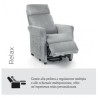 Moretti  Poltrona Chloe PO403G Grigio Perla