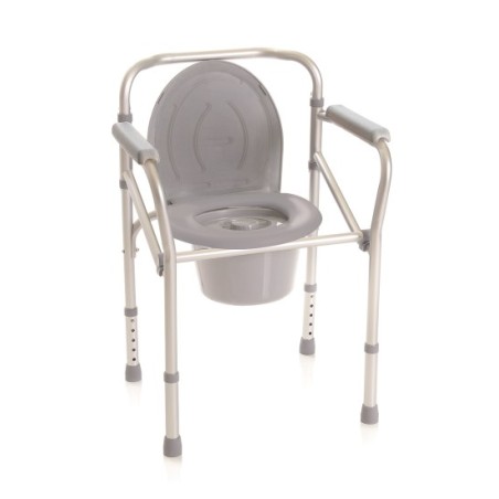 Moretti Mopedia RP781 Sedia Comoda 4 Funzioni Pieghevole – Rialzo WC, Supporto WC, Sedile Doccia, Sedia Comoda