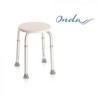 Moretti Mopedia RS817 Sedile per Doccia Rotondo – Seduta Ø 31 cm, Altezza Regolabile 36-53,5 cm, Portata 110 kg