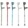 Moretti Brio RP701 Stampelle Avambraccio in Alluminio Anodizzato – Regolabili 74-97 / 93,5-116,5 cm, Portata 100 kg
