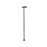 Moretti Brio RP146 Bastone Avambraccio in Alluminio Anodizzato – Impugnatura a T in Legno, Regolabile 79-102 cm, Portata 110 kg