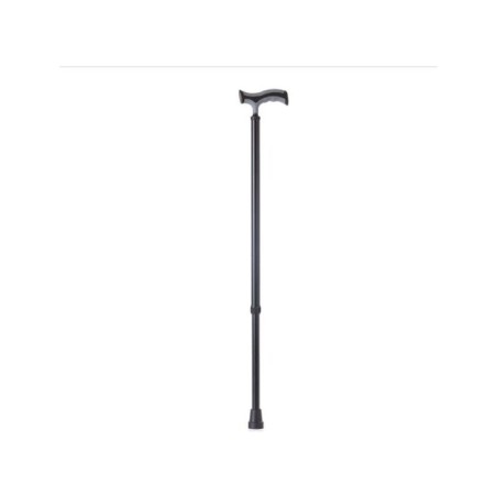 Moretti Brio RP191N Bastone Avambraccio Alluminio Base Larga – Manico a T Morbido, Regolabile 74-97 cm, Portata 110 kg