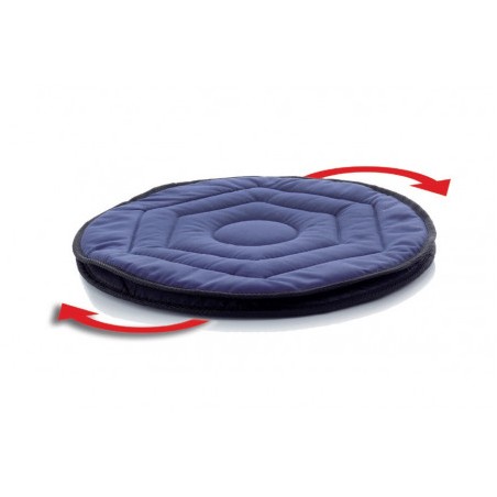 Moretti Opera ST340 Cuscino Girevole – Base Antiscivolo, Seduta 44×44×4 cm, Supporto Rotante Rigido