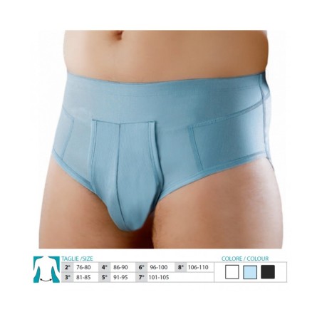 ORIONE 515 Slip per ernia inguinale in cotone